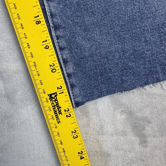 DL1961 Hepburn Cropped High Rise Wide Leg Jeans Womens Size 31 Insteam 22" - Picture 5 of 10